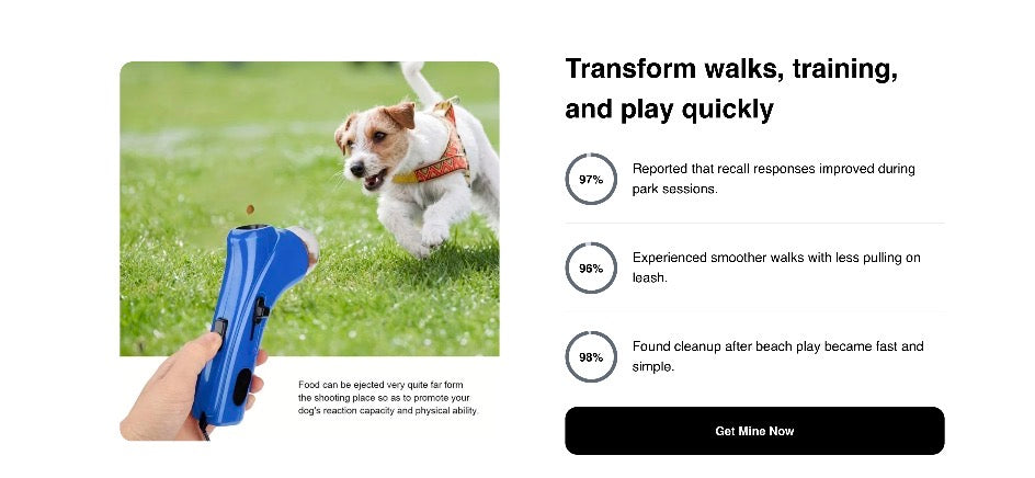 Playful Pup Snack Launcher Toy