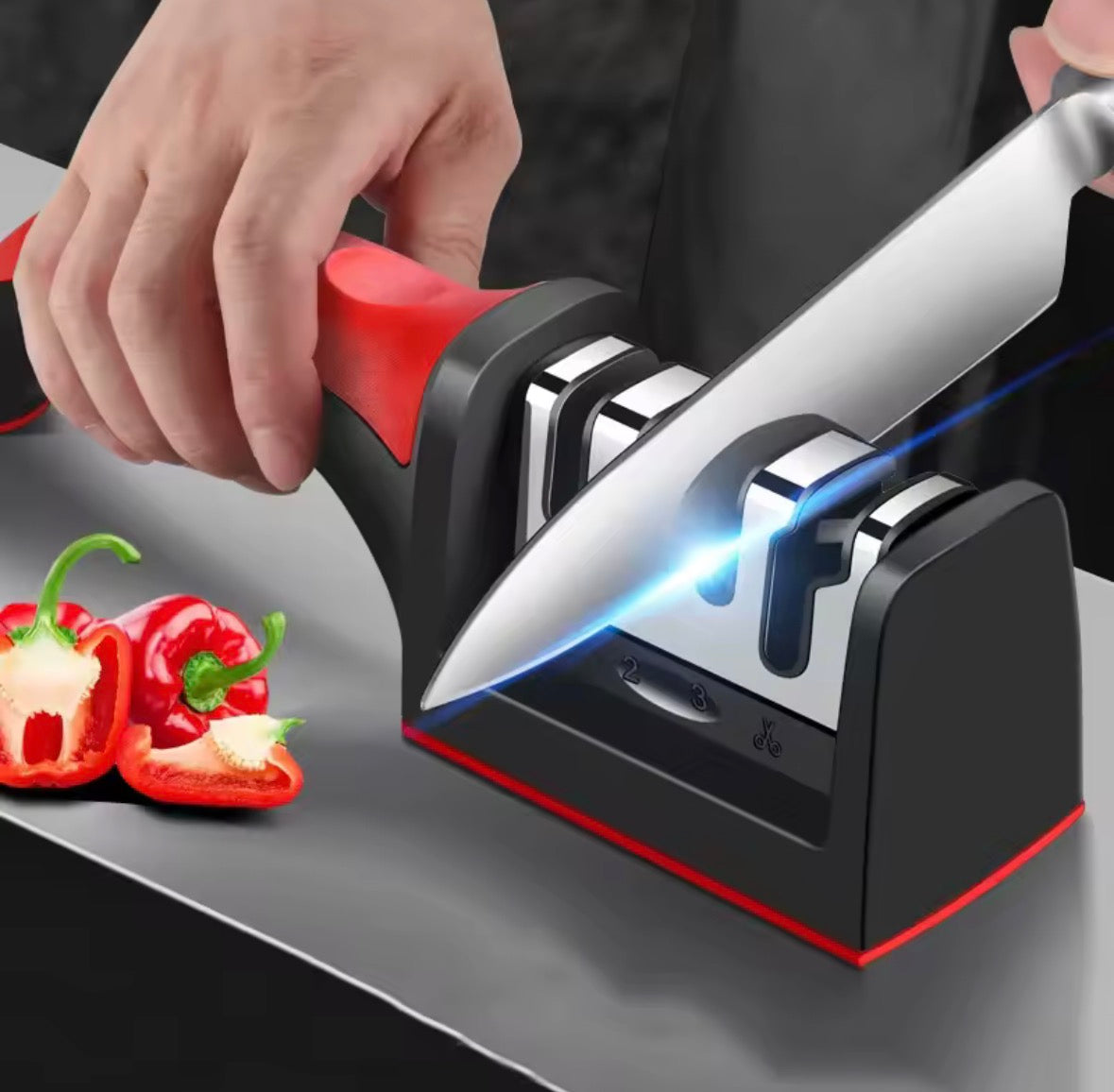 3-Segment Knife Sharpener